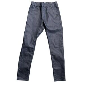 Bevy Flog Dafna Blue Pinstripe Skinny‎ Pants Sz 25 Stretch Trousers Style